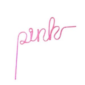 Victoria secret PINK straw